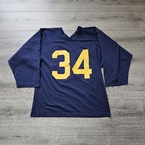 Vintage Athletic Sewing Co. #34 Michigan Football Jersey Mens S/M